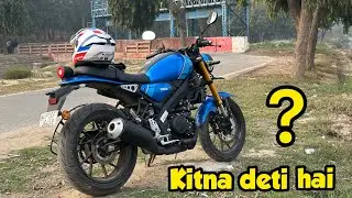 Yamaha XSR 155 Fuel Efficiency Test | Mix Road Condition | Real-life Mileage Test | Motoring Daily