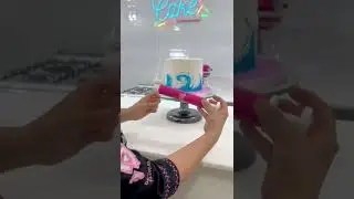 Como poner diamantina a tu pastel de fondant | Como poner brillo a tu pastel de fondant #fondant