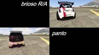 FASTEST COMPACT CAR IN GTA 5?! GROTTI BRIOSO N/A VS PANTO DRAG RACE