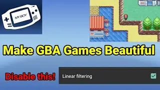 Make Pokemon/GBA Games look Beautiful on MyBoy!