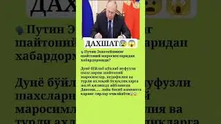 ДАХШАТЛИ #humor #qashqirlarmakonipistirma #rek#shayxrahmatullohtermiziy
