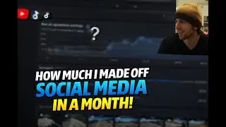 i Made This Much On Social Media in a Month???