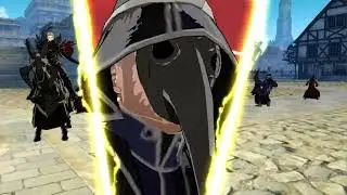 jeritza and a mage casually threatening each other