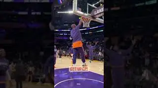 RARE CP3 Dunk While the Phoenix Suns Warmup 😮