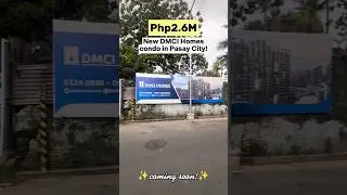 Affordable DMCI Homes condo along Zamora St. Pasay is launching this Oct. 2023!