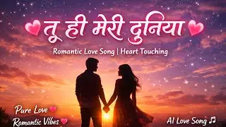 तू ही मेरी दुनिया ❤️ | Romantic Love Song | Heart Touching Love Story | AI Hindi Song