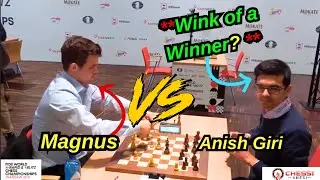 Anish's Wink Post-Battle with Magnus!