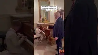 Donald Trump listening to his nephew playing the piano 😍 #donaldtrump #trump #trumpnews #maga #usa