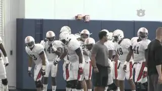 Auburn Football Spring Practice: Kevin Steele Mic'd Up