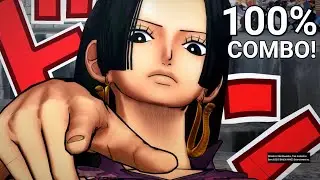 BOA HANCOCK 100% COMBO! | ONE PIECE BURNING BLOOD