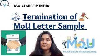 Termination of MoU Letter Sample