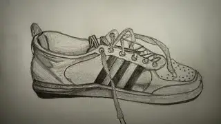 Object drawing of shoe.👟#shorts #youtubeshorts