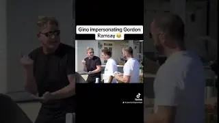 GINO IMPERSONATING GORDON RAMSAY 😂