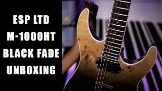 ESP LTD Deluxe M-1000HT Black Fade Unboxing