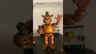 Making of toy freddy #fnaf2movie #fivenightsatfreddys2 #fnaf2 #fnaf #toyfreddy #jazwares #fnafmovie