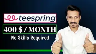 How to Make Money on teespring 2023 | Best Print on Demand Website Tutorial In Urdu / Hindi