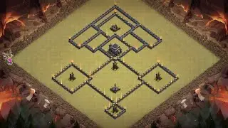 TH9 War Base - BEST DEFENSE AGAINST AIR TROOPS! - Anti Dragons | Anti LavaLoons with LINK!