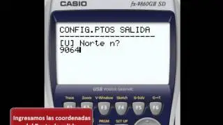 CASIO 9860G SD POLIGONAL ABIERTA - AJUSTE COMPENSADO DE COORDENADAS