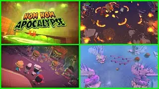 Nom Nom Apocalypse Gameplay / Showcase - No Commentary - PC