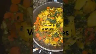 Mixed Vegetables 🥗 #mixedvegetables #cookingvideo