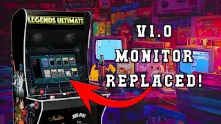 AtGames Legends Ultimate Arcade v1.0! Swapping out the monitor!