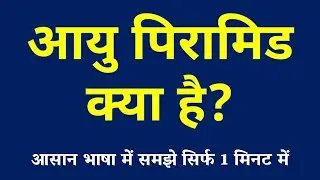 आयु पिरामिड क्या है | Age Pyramid Kya Hai | Aayu Pyramid ki Paribhasha | Ecology