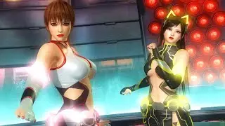 Dead or Alive 5 Tag Team Tuesday - Kasumi & Kokoro vs Momiji & Phase 4 - No HUD | No Music