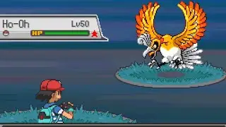 LIVE! 1% SHINY HO-OH IN FIRE ASH (Fangame)! DURING PROFESSOR OAK CHALLENGE GRINDING