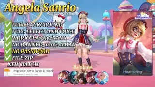 Script Skin Angela Sanrio Hello kitty No Password | Full Effect & Voice | Patch Terbaru