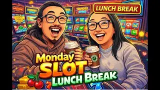 LIVE Lunch Casino Slot Play - Monday afternoon