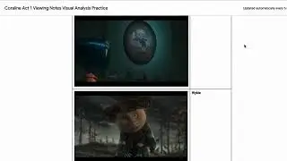Coraline Film Analysis Practice Pack