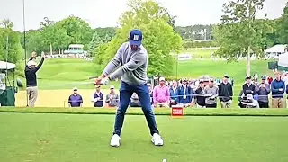 Xander Schauffele Driver Swing in Super Slow-Mo,  