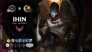 Jhin Support vs Milio - KR Grandmaster Patch 13.10