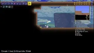 Terraria: Using block autofill smart cursor to fill in a large plot of land