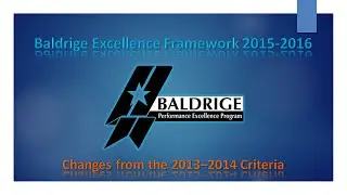 0. Baldrige Criteria 2015-2016 [Baldrige Excellence Framework 2015-2016]