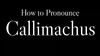 Callimachus