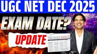 UGC NET DEC 2025 EXAM BIG UPDATE | Application FORM | EXAM DATE ?