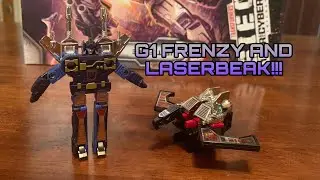 G1 CASSETTES FRENZY AND LASERBEAK UNBOXING!!!! [Transformers Unboxing]