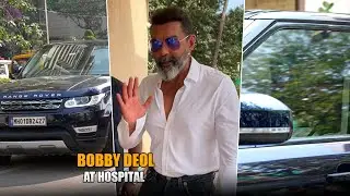 Bobby Deol Spotted at Breach Candy Hospital to Check on His Father, Veteran Actor Dharmendra