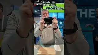 Shurtape Pro Grade Flashing Tape Review @ IBS 2025 | 15-Min Repositionability in Action