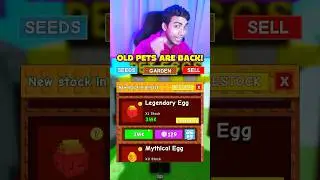 OLD PETS ARE BACK GROW A GARDEN 😱