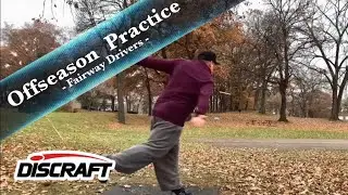 Discraft Offseason Practice | Fairway Drivers w/ Cheating Lefty Disc Golf