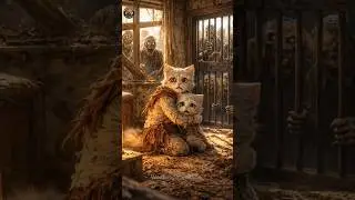 Zombie Attack on Cat 😱 Part 1  | An Emotional Survival Story #trending #cat #ai #westwoodstudios