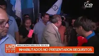 TSE SOBRE INHABILITADOS RUMBO A LAS SUBNACIONALES