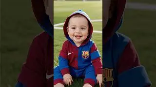Beb&eacute; en pijama del Bar&ccedil;a dice: &lsquo;Madrid eliminado&rsquo; ⚽😄