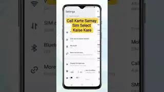 call ko sim 1/2 me kaise change kare | call ko sim 1 me kaise fix kare#shorts #call #sim