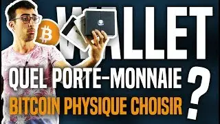 Crypto : Quel porte-monnaie bitcoin physique choisir ? #LEDGER #TREZOR #SATE_T