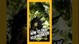 How Predators Speak #alien #yautja #thepredator #alienvspredator #predatorbadlands #comics #fyp