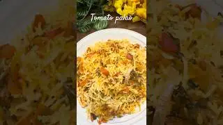Tomato Pulao &mdash; One Pot, Full Comfort 🥄#shorts #recipe #viral #pulao #tomatopulao #viralrecipe