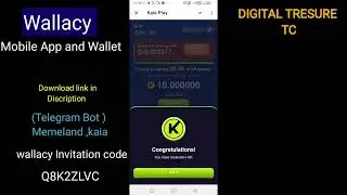 Wallacy mobile Minning App | WLP Coin | Wallacy wallet |  invite code | wallacy refferal code |